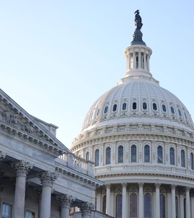 Das Kapitol, auch bekannt als Sitz des Kongresses der Vereinigten Staaten, in Washington, DC am 30.04.2026.