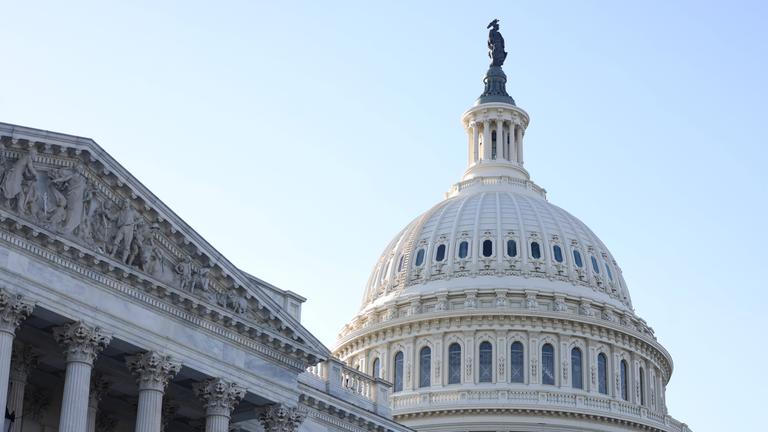 Das Kapitol, auch bekannt als Sitz des Kongresses der Vereinigten Staaten, in Washington, DC am 30.04.2026.