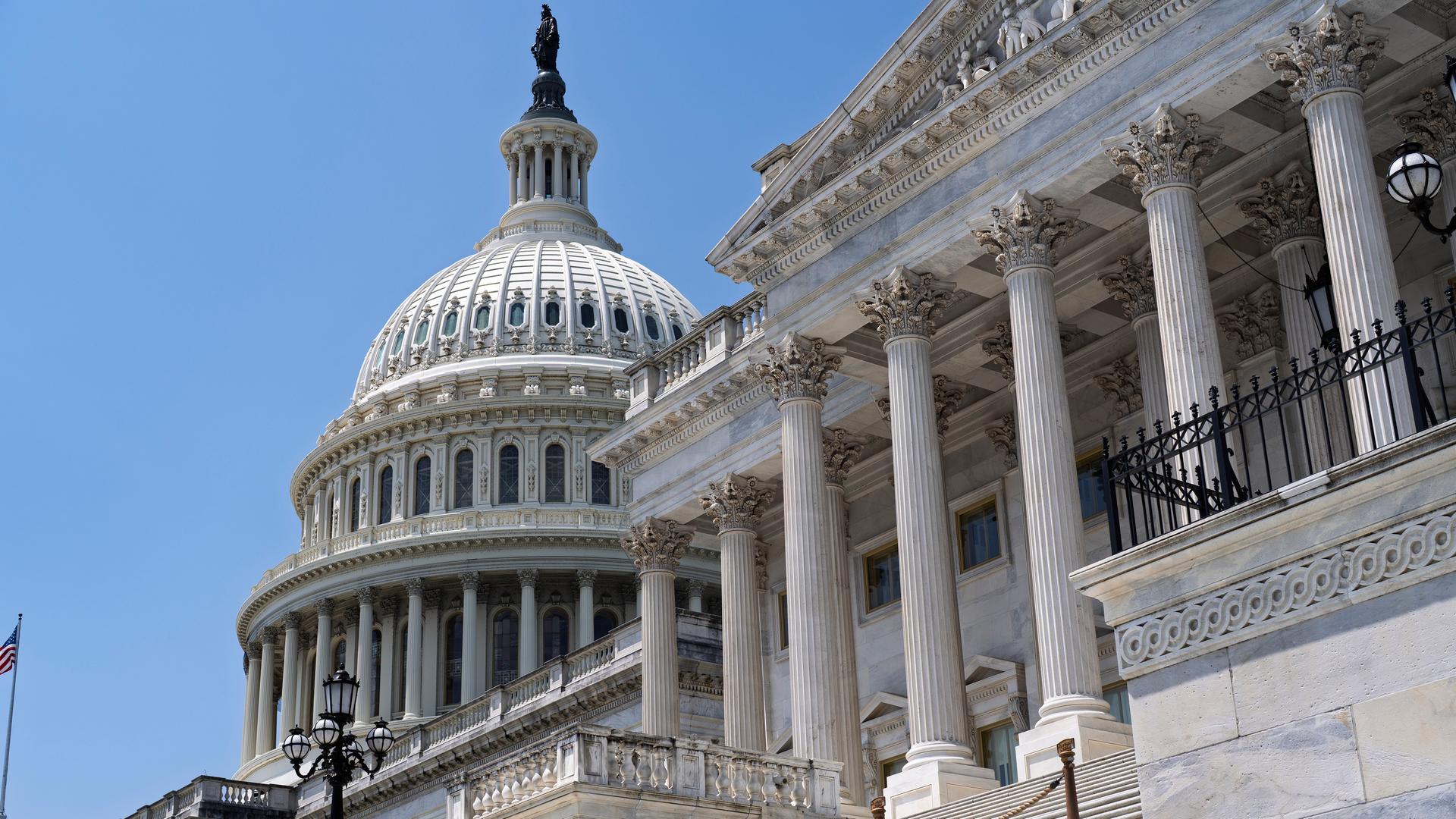 Das Gebäude des Kapitols in Washington.