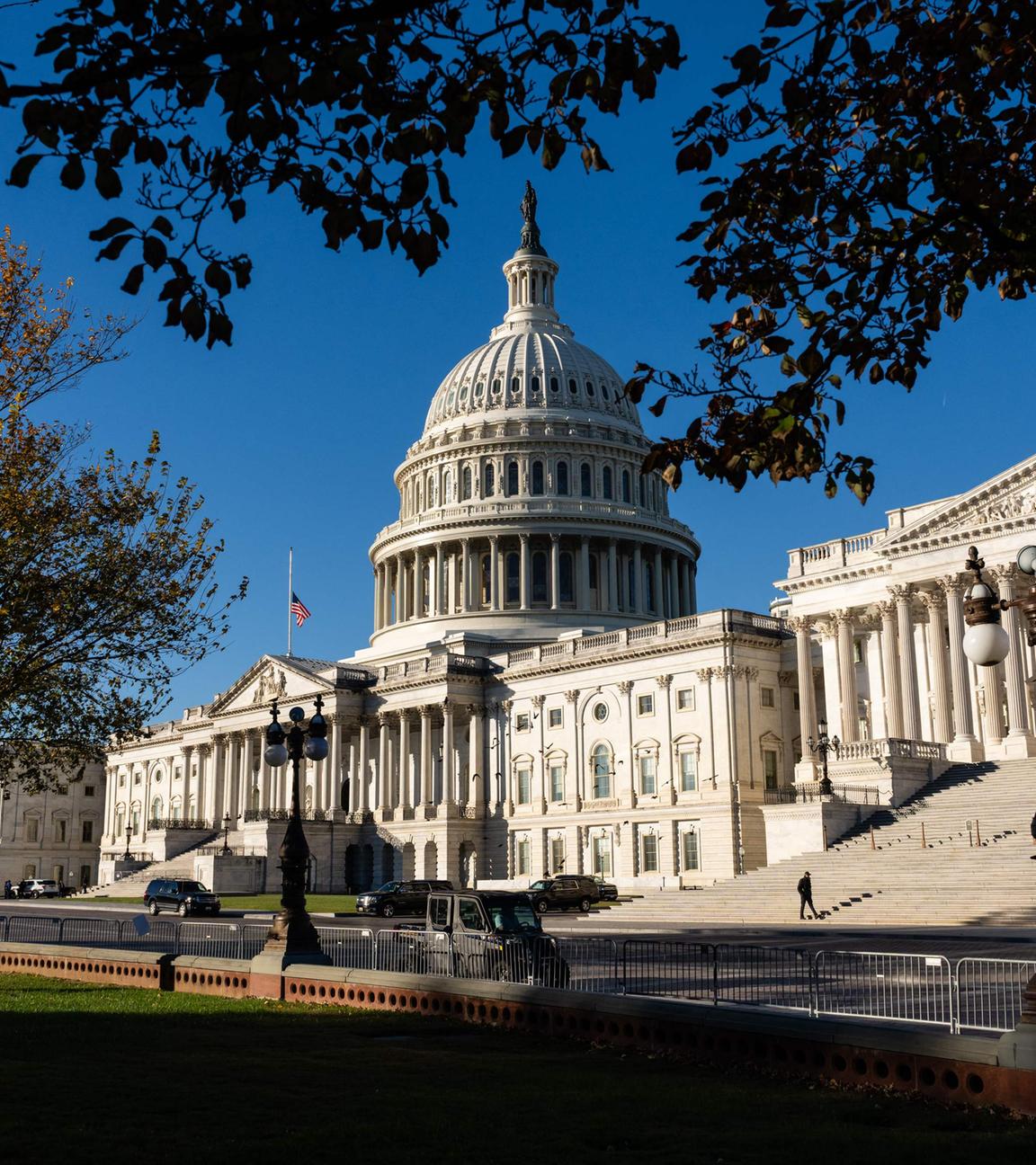 Das US-Kapitol am 6. November 2025 in Washington, DC.