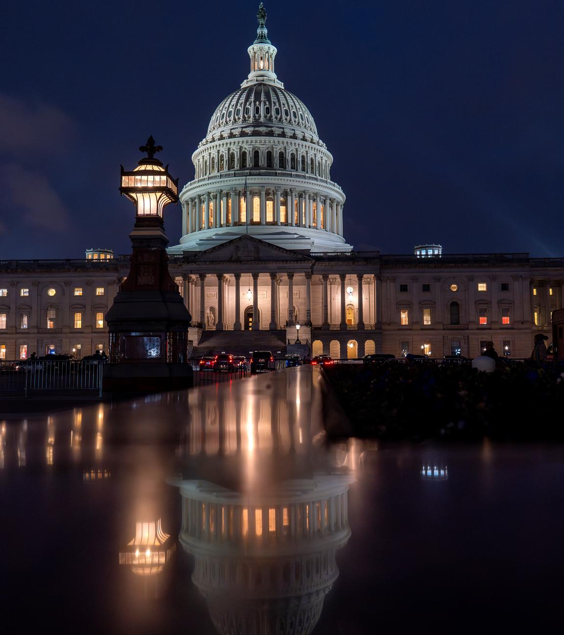 Das Kapitol in Washington.