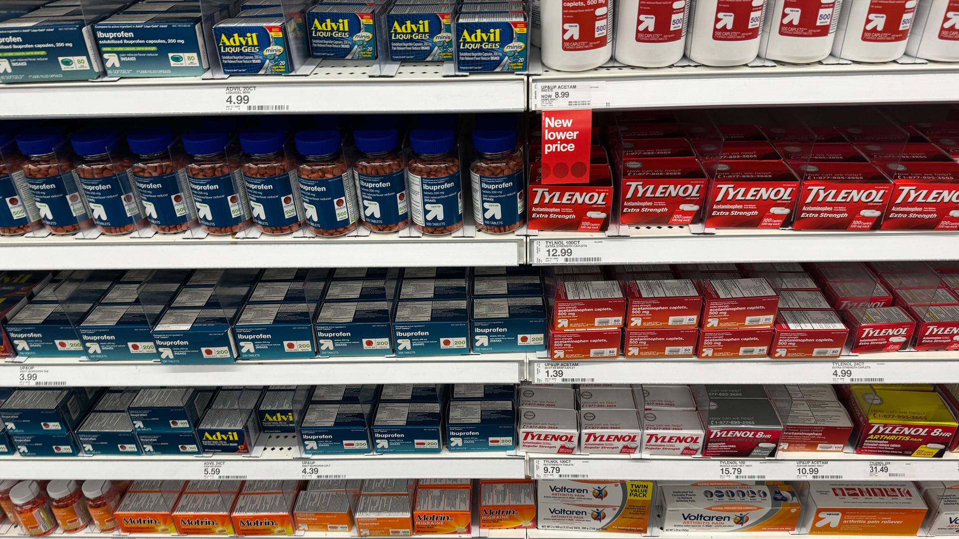 Symbolbild: Medikamente sind am 17. 11. 2023 in einem Geschäft in Las Vegas, USA zu sehen.