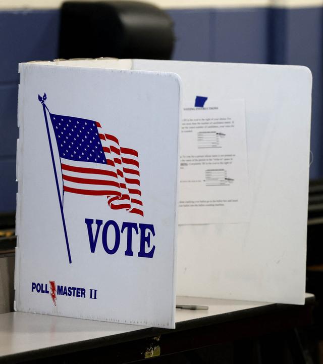 Voters Head To The Polls For New Hampshire's Primary Election For The Midterms