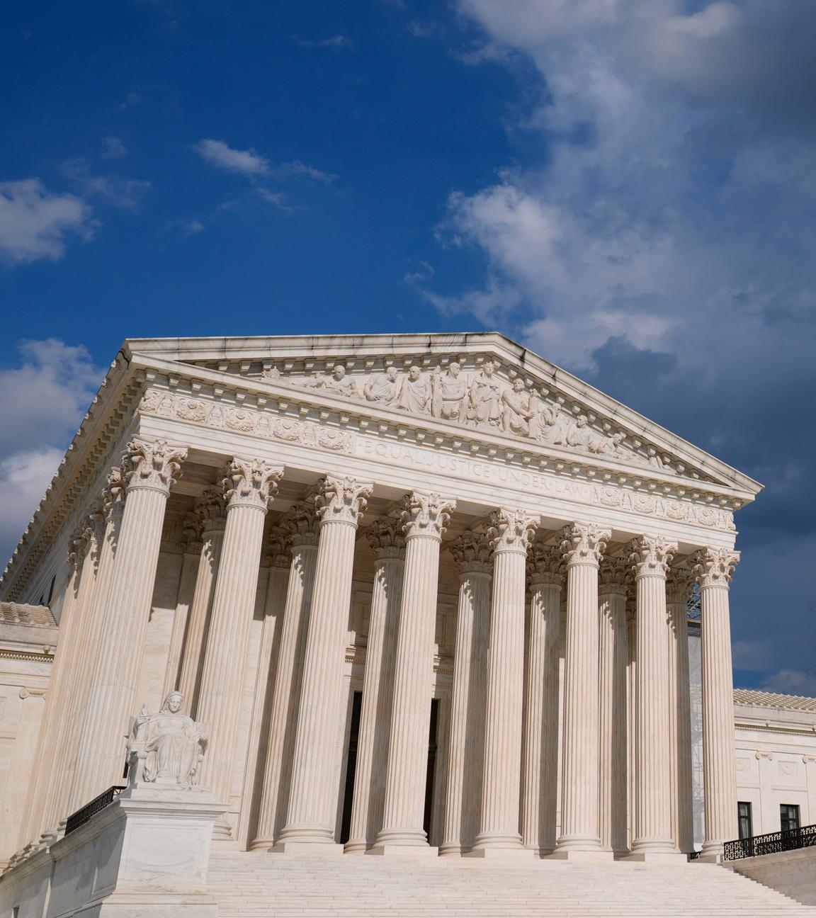 Der Supreme Court, der Oberste Gerichtshof der USA, in Washington.