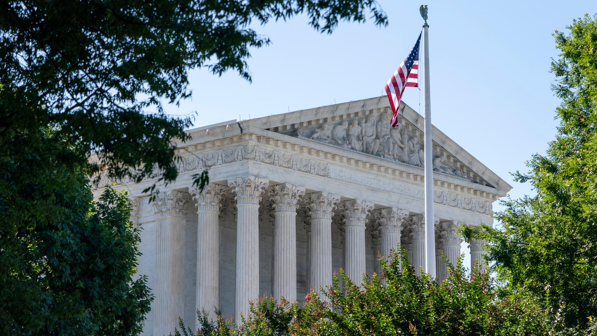 Das Gebäude des Obersten Gerichtshof der USA in Washington.