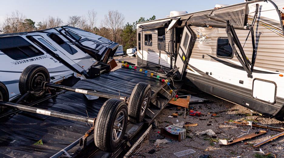 Verwüstetes Alabama nach Unwetter