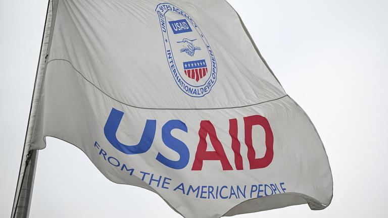 Flagge der USAID