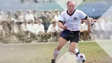 Uwe Seeler im Spiel der deutschen Nationalmannschaft, 1970