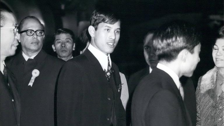 Kronprinz Vajiralongkorn im Alter von 12 Jahren