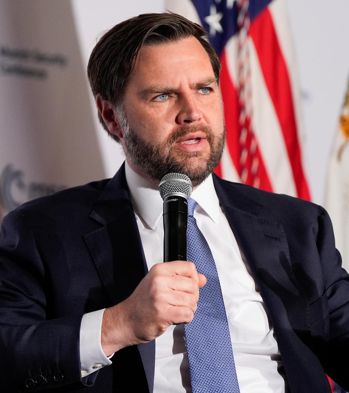 J.D. Vance beim Munich Leaders Meeting in München.