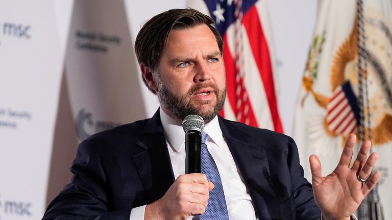 J.D. Vance beim Munich Leaders Meeting in München.