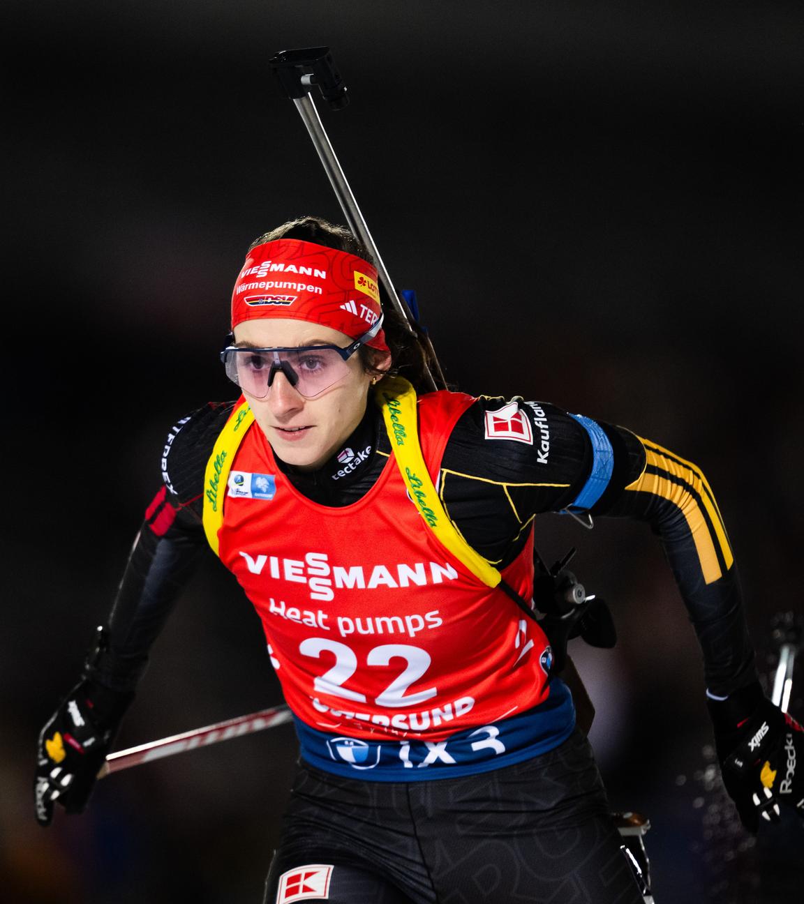 Vanessa Voigt (Deutschland) ist in Aktion. 