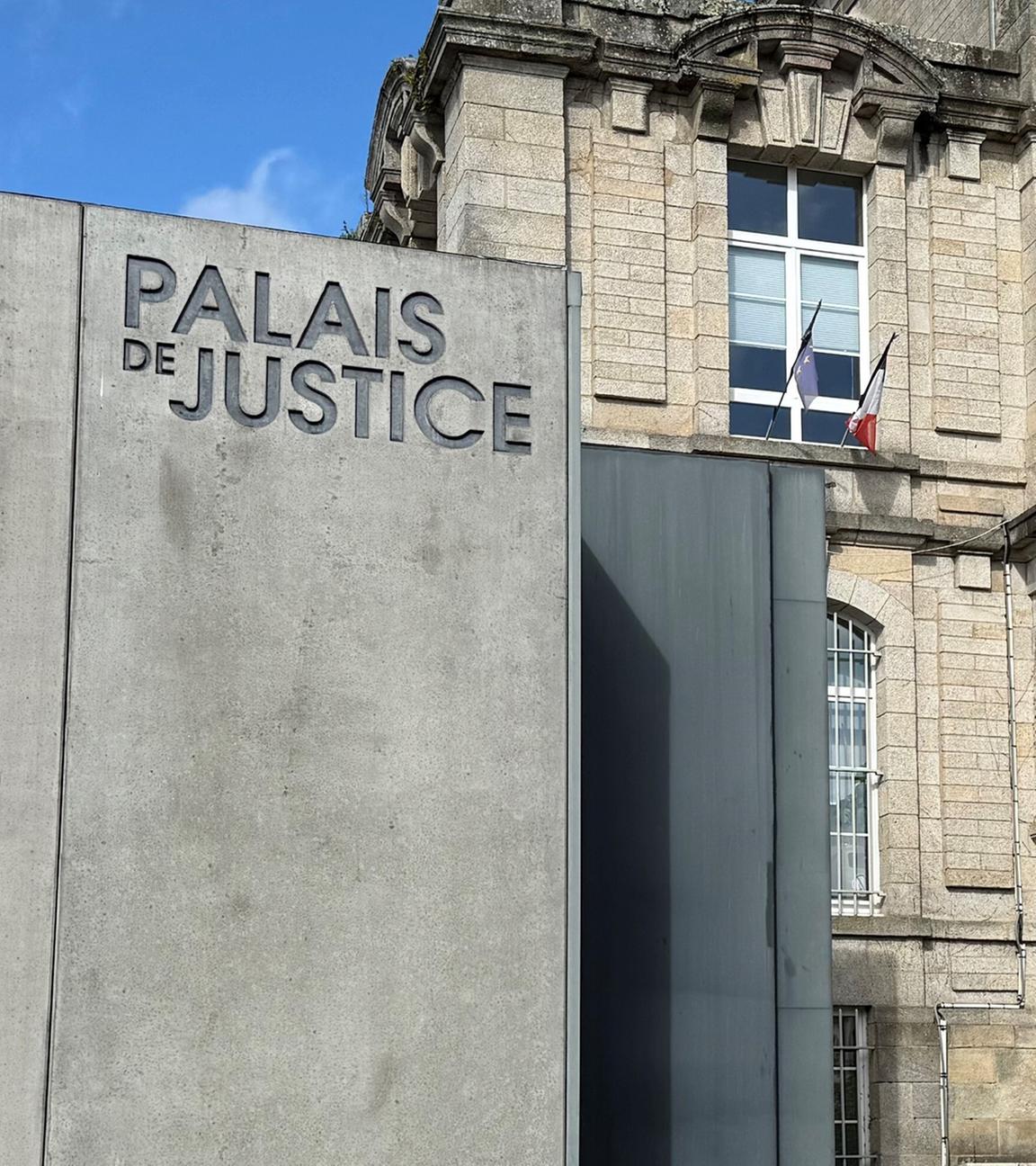 Der Justizpalast im westfranzösischen Vannes