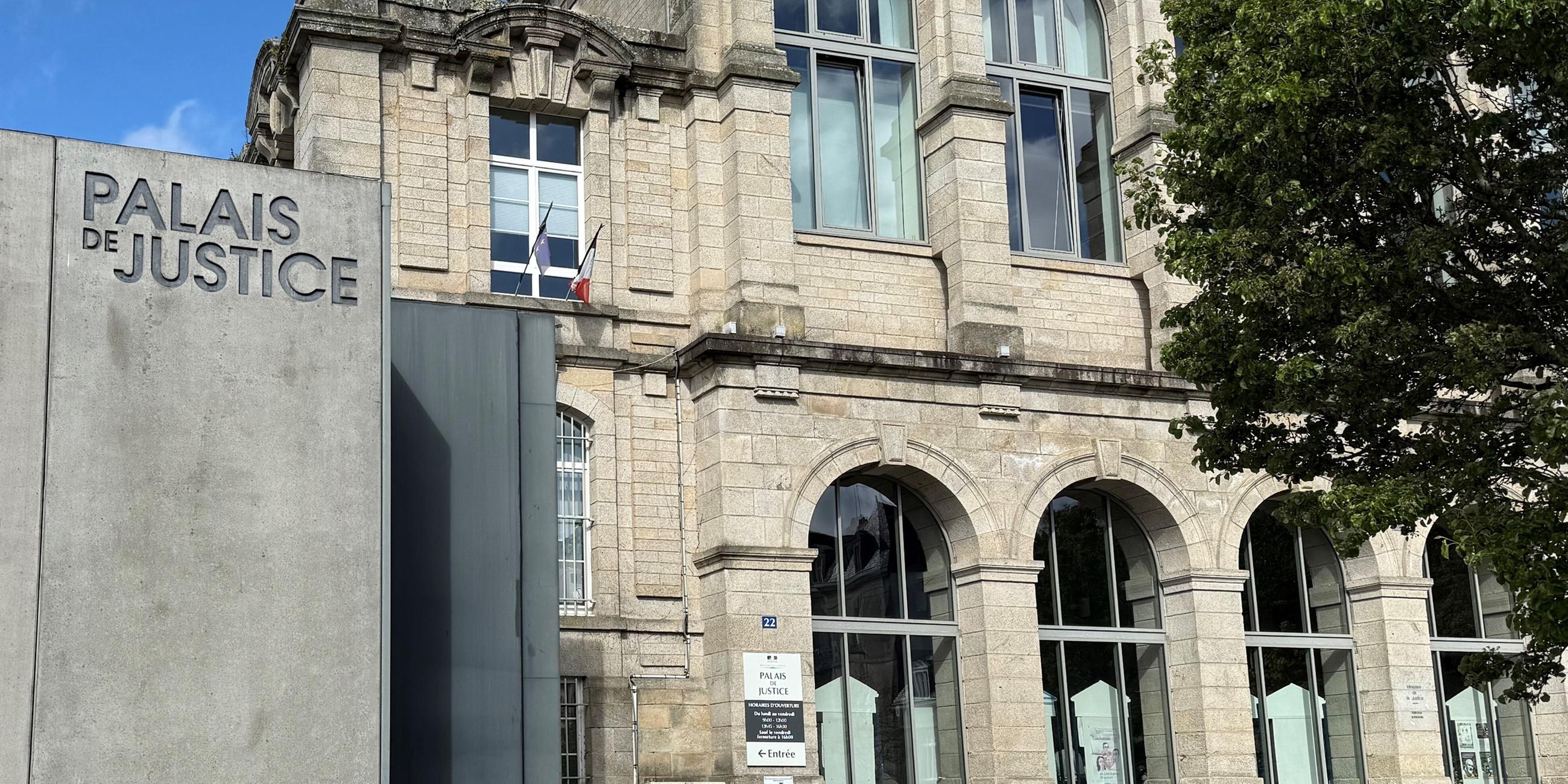 Der Justizpalast im westfranzösischen Vannes