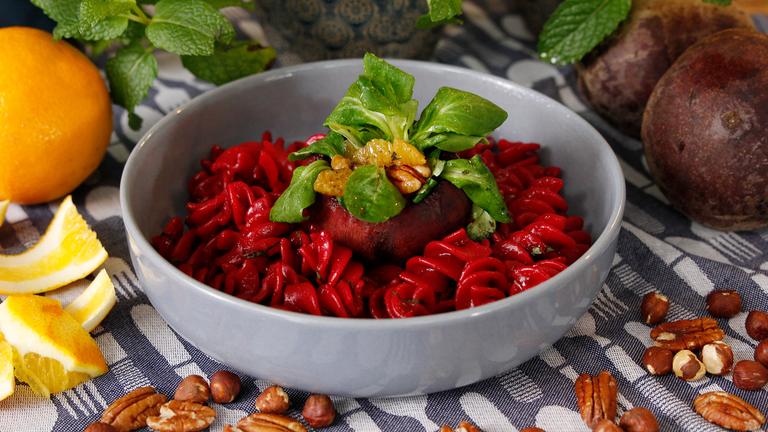 Vegane Rote-Bete-Pasta