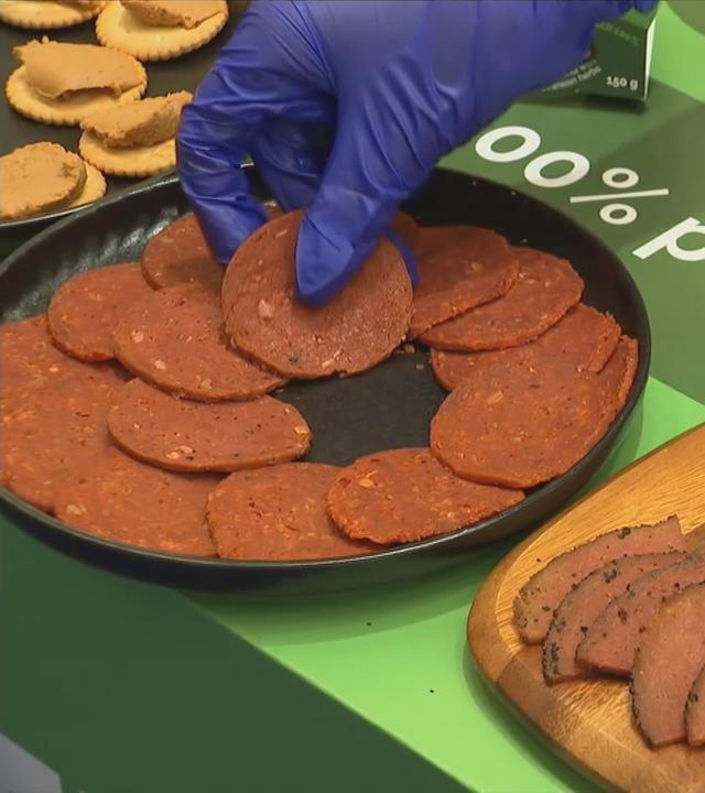 Vegetarischer-Fleischersatz