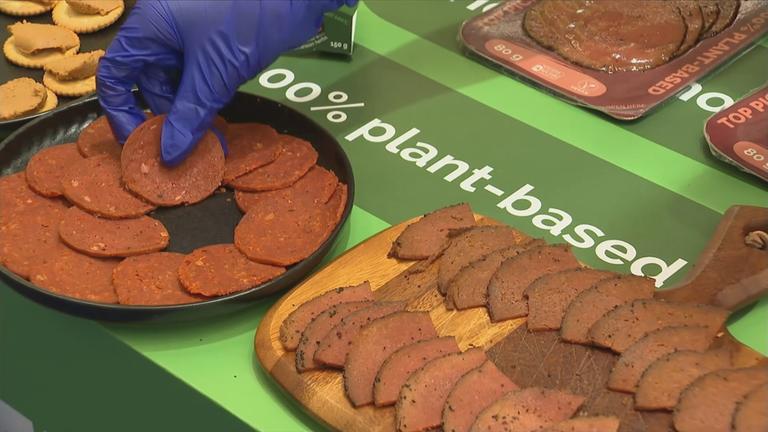 Vegetarischer-Fleischersatz