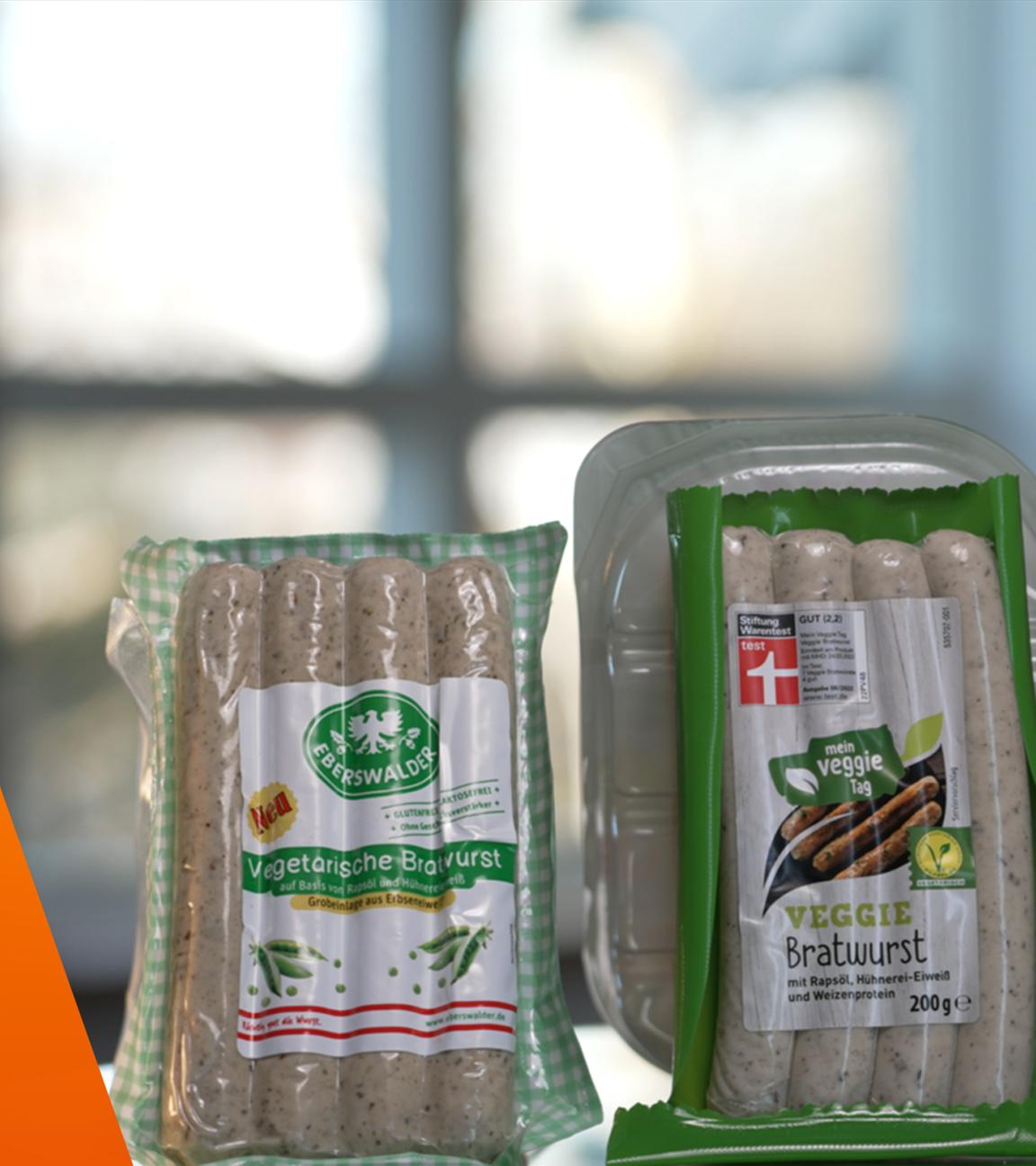 Veggie-Bratwürste im teuer oder billig-Vergleich