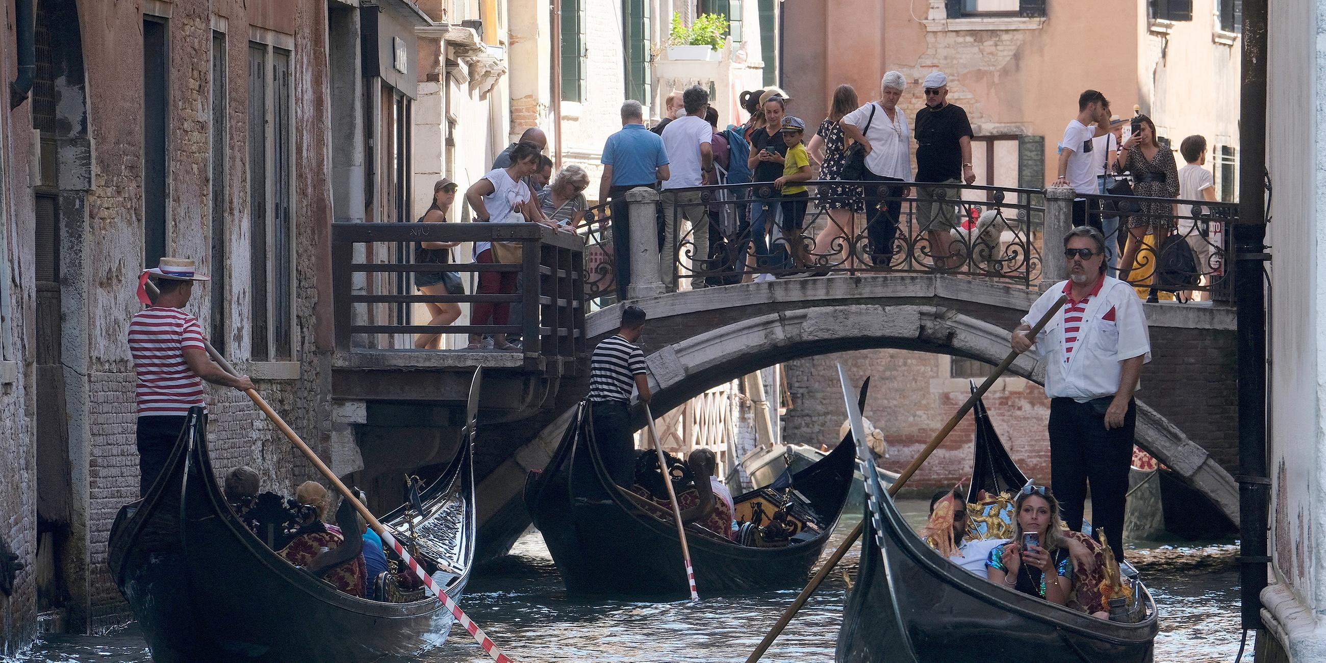 Touristen in Venedig