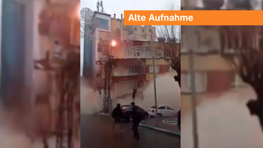 Ein Screenshot aus einem Video, das die Zerstörung in Venezuela zeigen soll. Es stammt aber aus der Türkei.