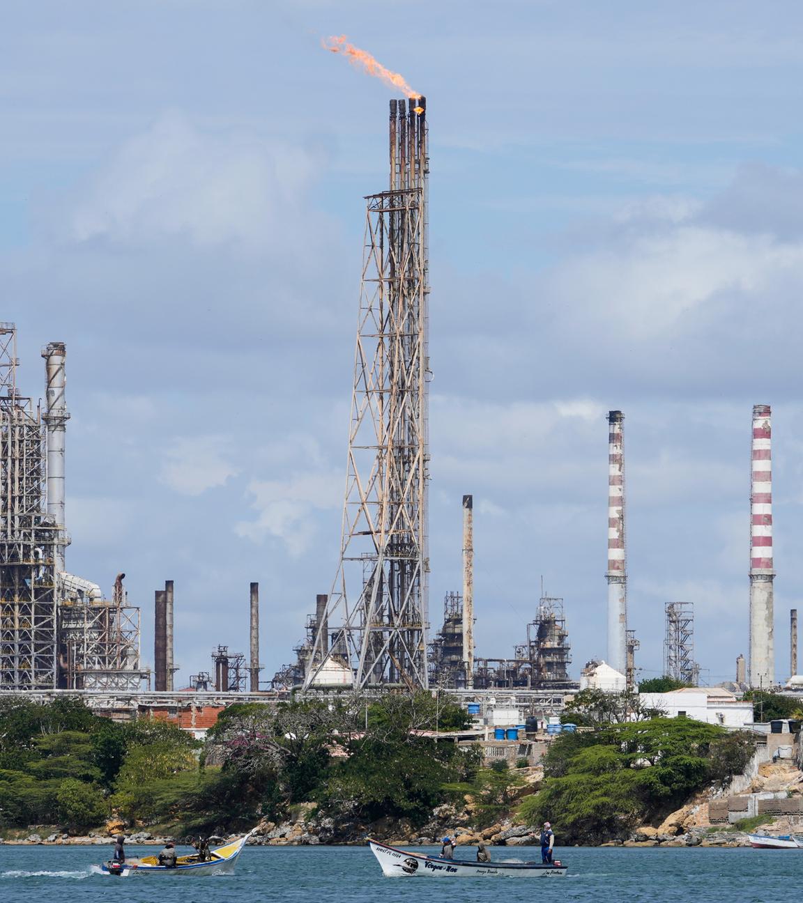 Die Cardon-Raffinerie steht in Punta Cardon, Venezuela.