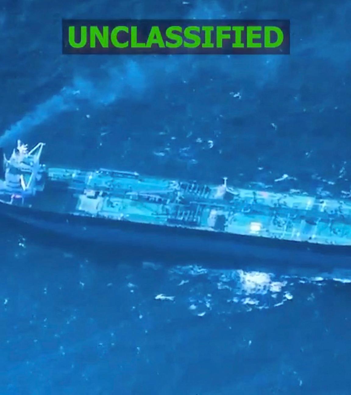 Dieser Screenshot, der am 20. Januar 2026 vom X-Account des US Southern Command veröffentlicht wurde, zeigt das Schiff Sagitta in der Karibik. Die USA haben bekannt gegeben, dass ihre Streitkräfte einen weiteren Tanker in der Karibik beschlagnahmt haben.