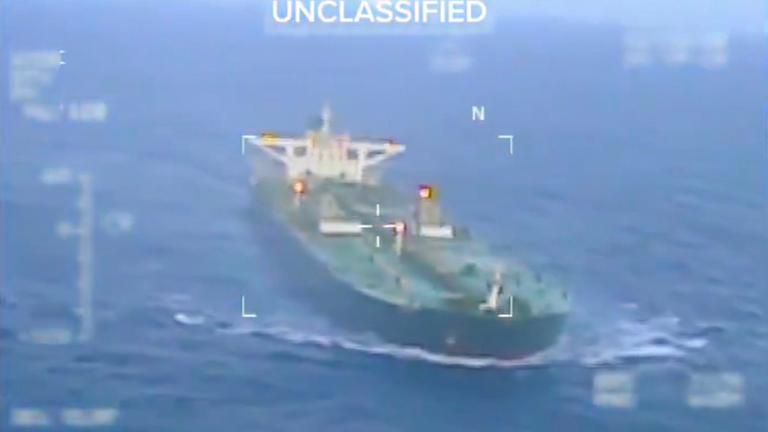 Ein Tanker mit Ladung aus Venezuela, der von den USA festgesetzt wurde