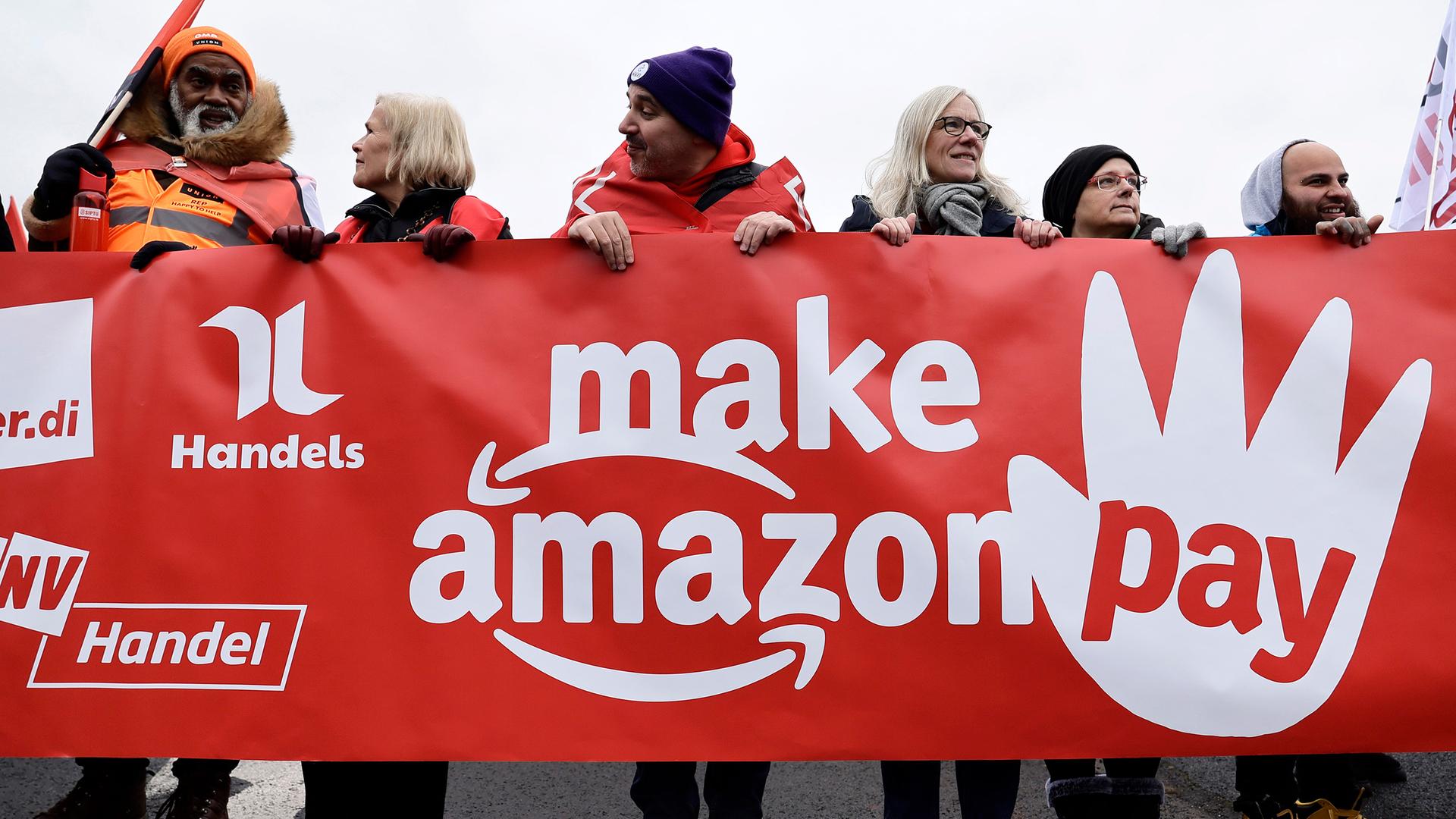 Amazonmitarbeiter streiken