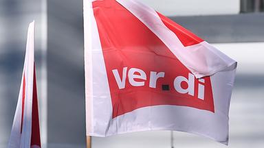 Fahne mit Verdi-Logo
