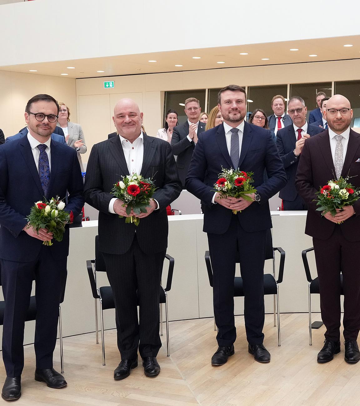 Vereidigung der Brandenburger Minister im Landtag, aufgenommen am 18.03.2026
