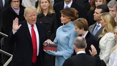 Donald Trump wird als US-Präsident vereidigt