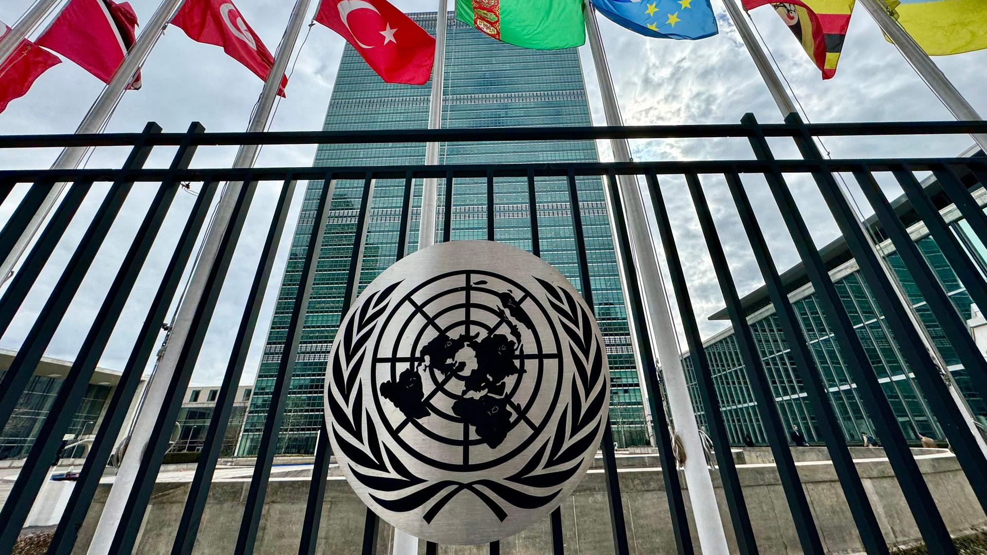 Das Hauptquartier der Vereinten Nationen in New York City