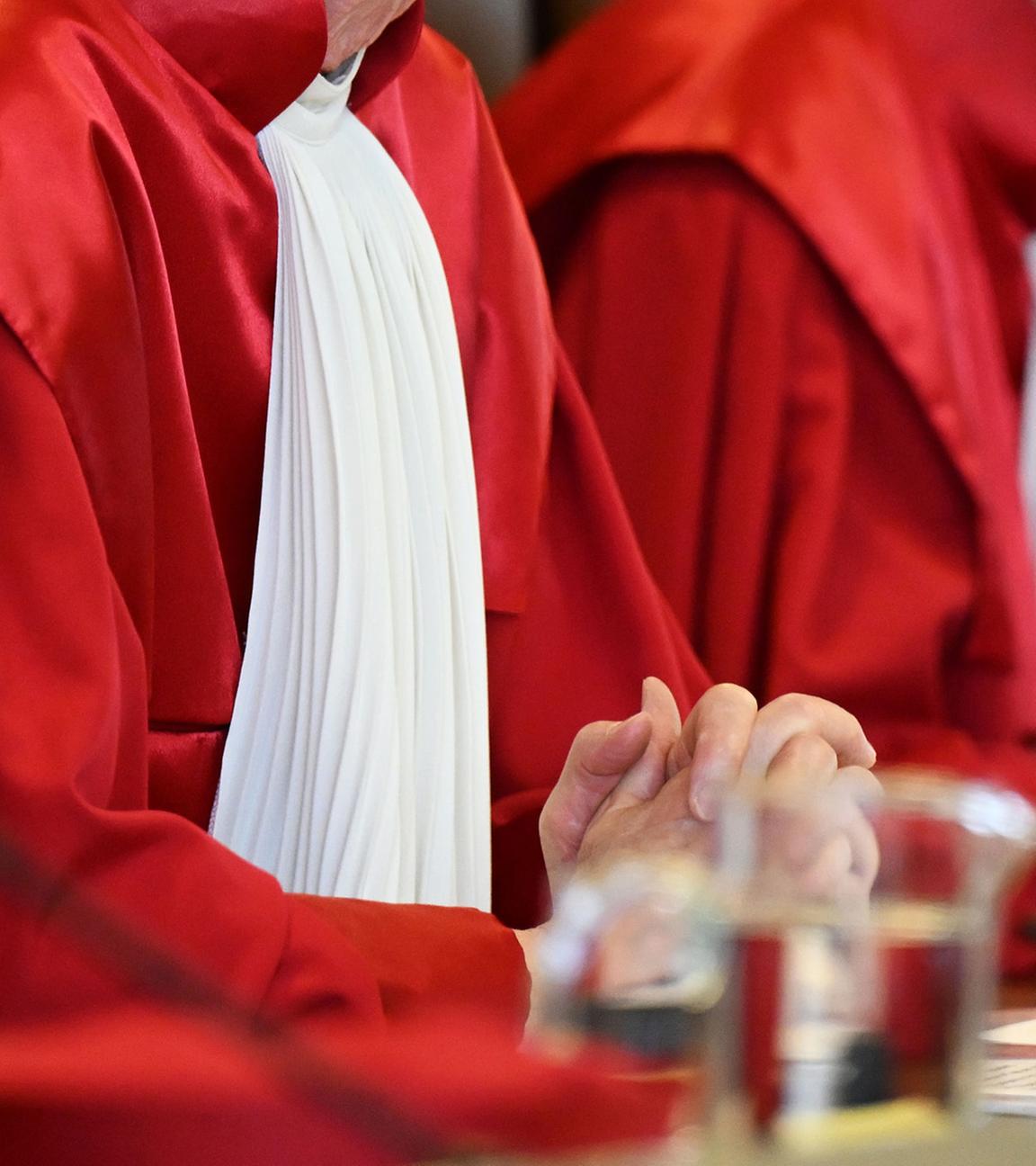 Der Zweite Senat des Bundesverfassungsgerichts. (Archiv)