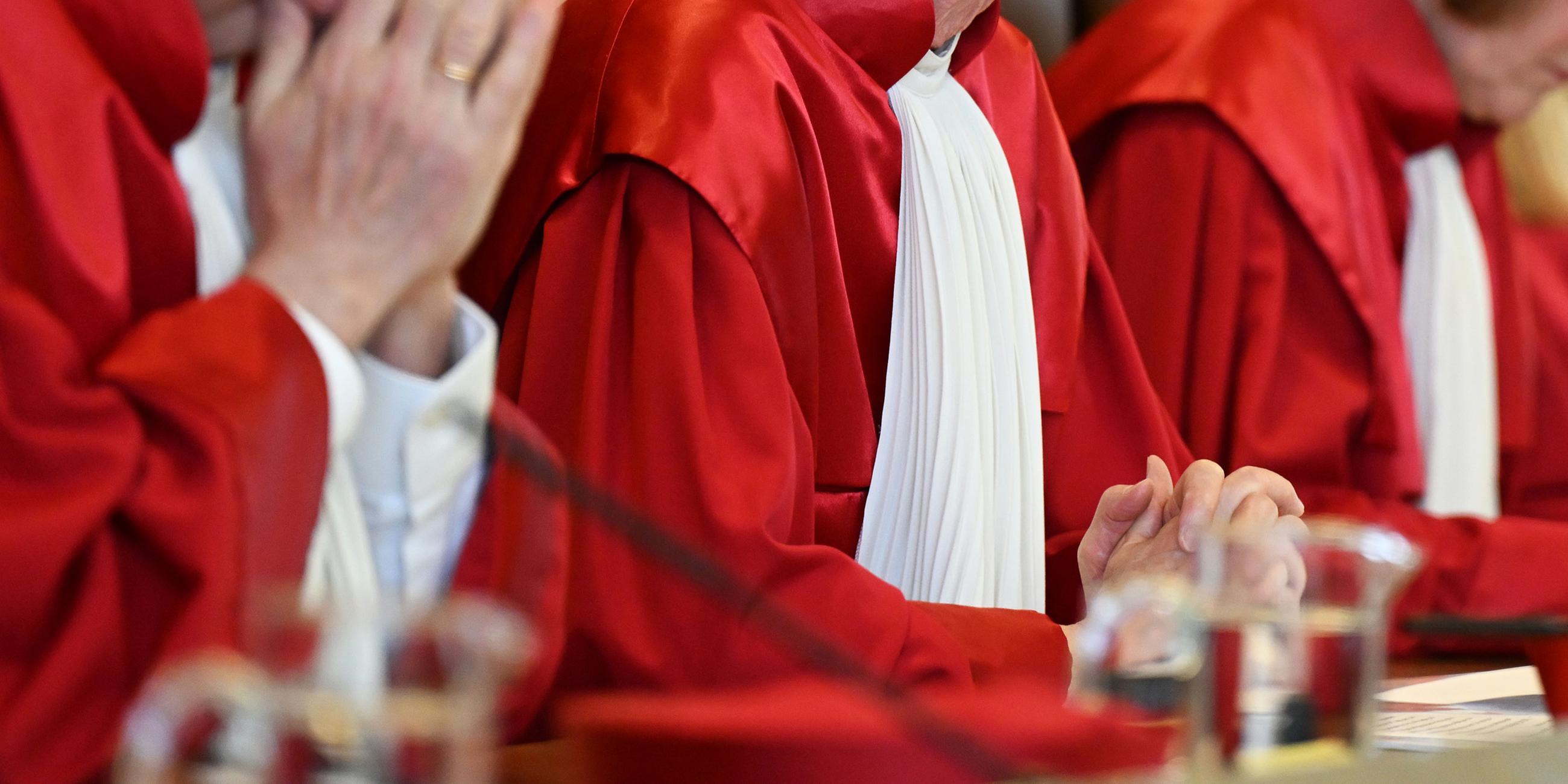 Der Zweite Senat des Bundesverfassungsgerichts. (Archiv)