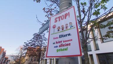 Verkehrschaos Schule
