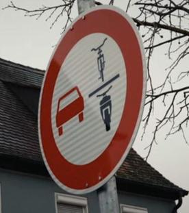 Gunzenhausen: Neues Verkehrsschild für Überholverbot