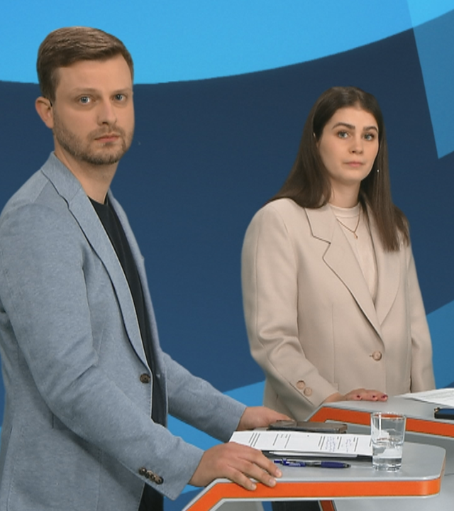 Das Investigativ-Team von "Die Spur" bei ZDFheute live im Studio