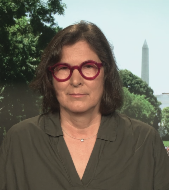 Heike Slansky zugeschaltet aus Washington