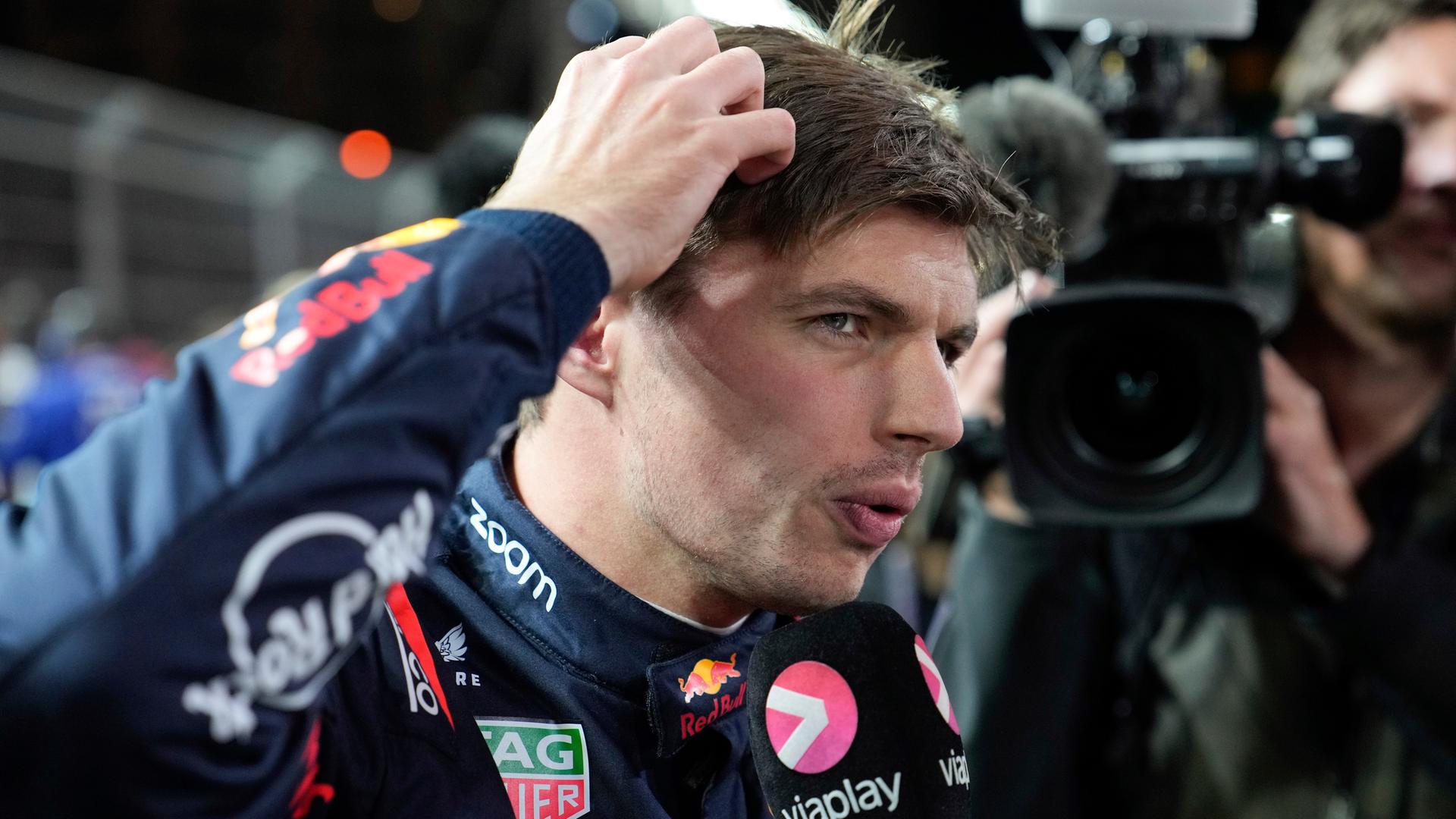 Formel 1 Weltmeister Max Verstappen beim Grand Prix in Las Vegas