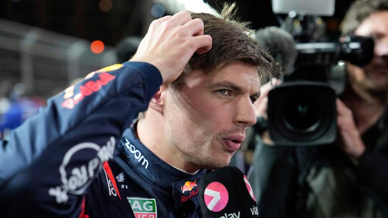 Formel 1 Weltmeister Max Verstappen beim Grand Prix in Las Vegas