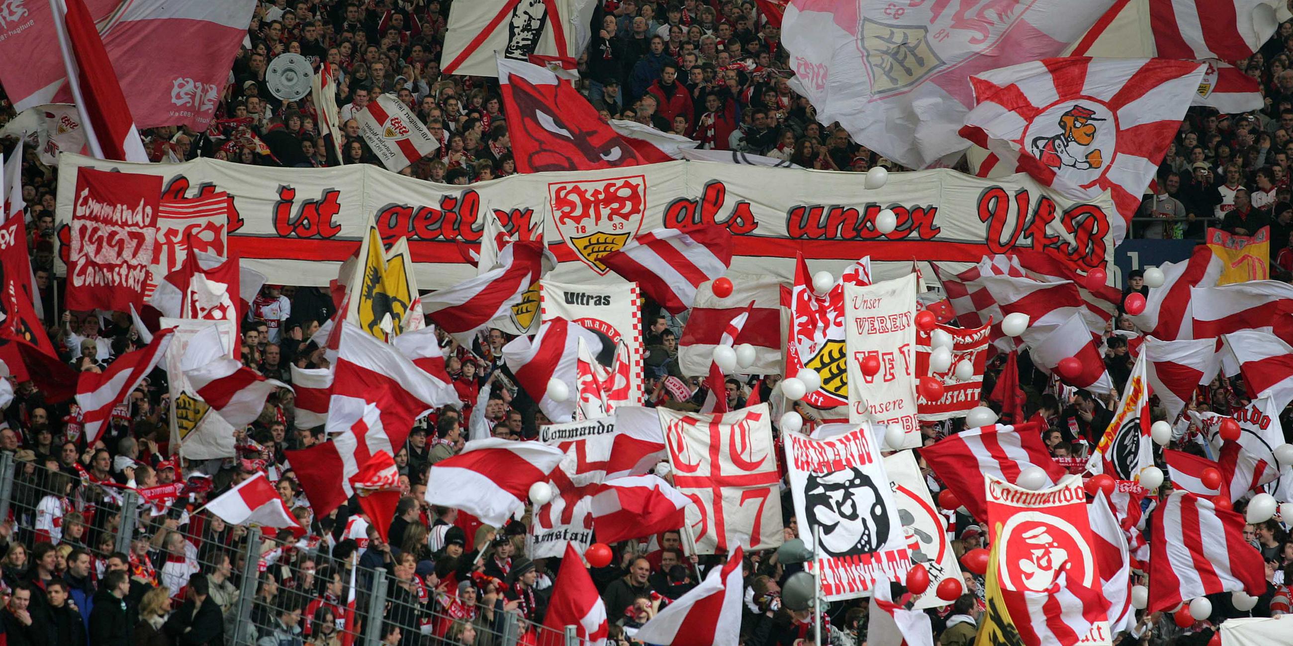 Fans des VFB Stuttgart.