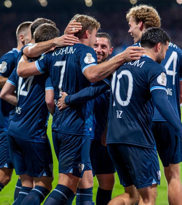 Bochums Spieler jubeln