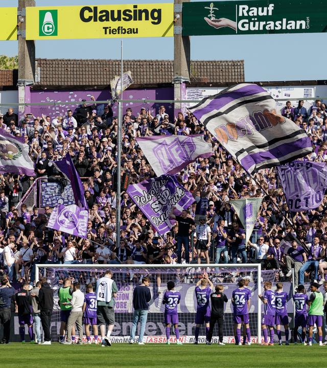 Fanblock des VfL Osnabrück im Stadion