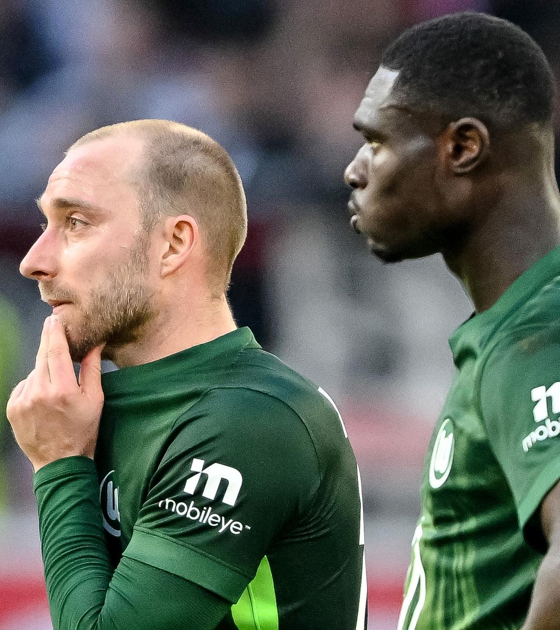 Christian Eriksen und Jonas Adjetey enttäuscht
