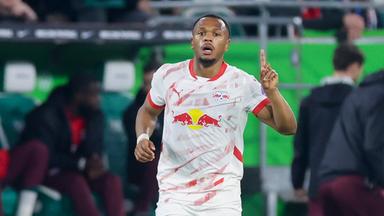 Leitet den Leipziger Sieg in Wolfsburg ein: Lois Openda