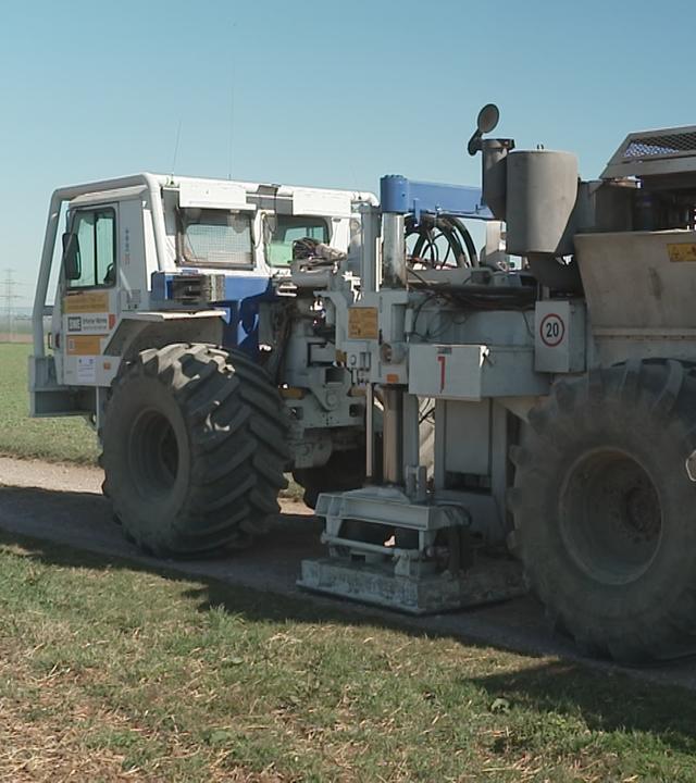 Vibro-Truck führt Tests in Erfurt durch