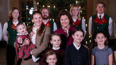 Schwedische Royals in Weihnachtsstimmung