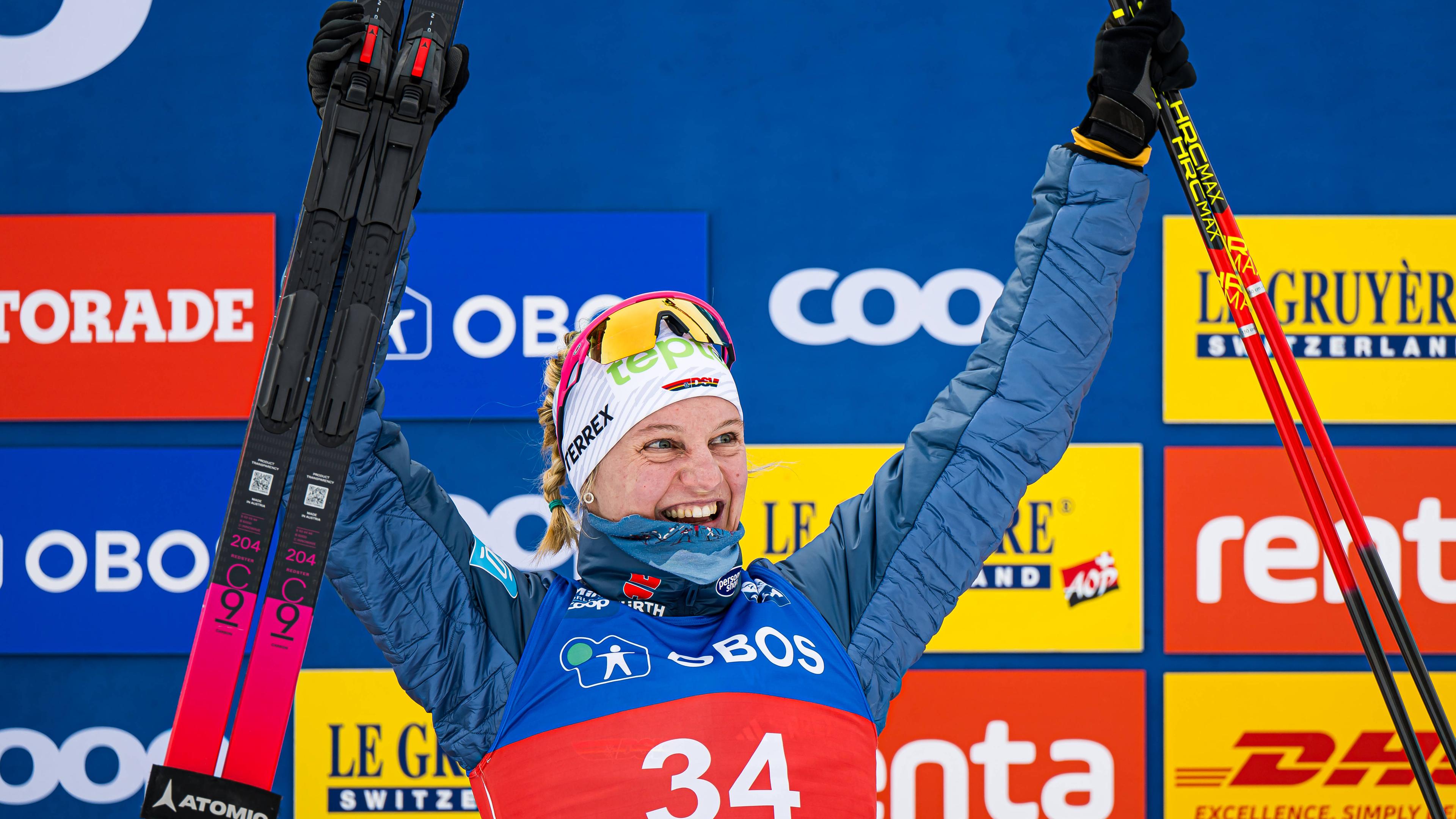 Die deutsche Bronzemedaillengewinnerin Victoria Carl.