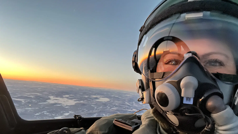 Mit Kronprinzessin Victoria über den Wolken