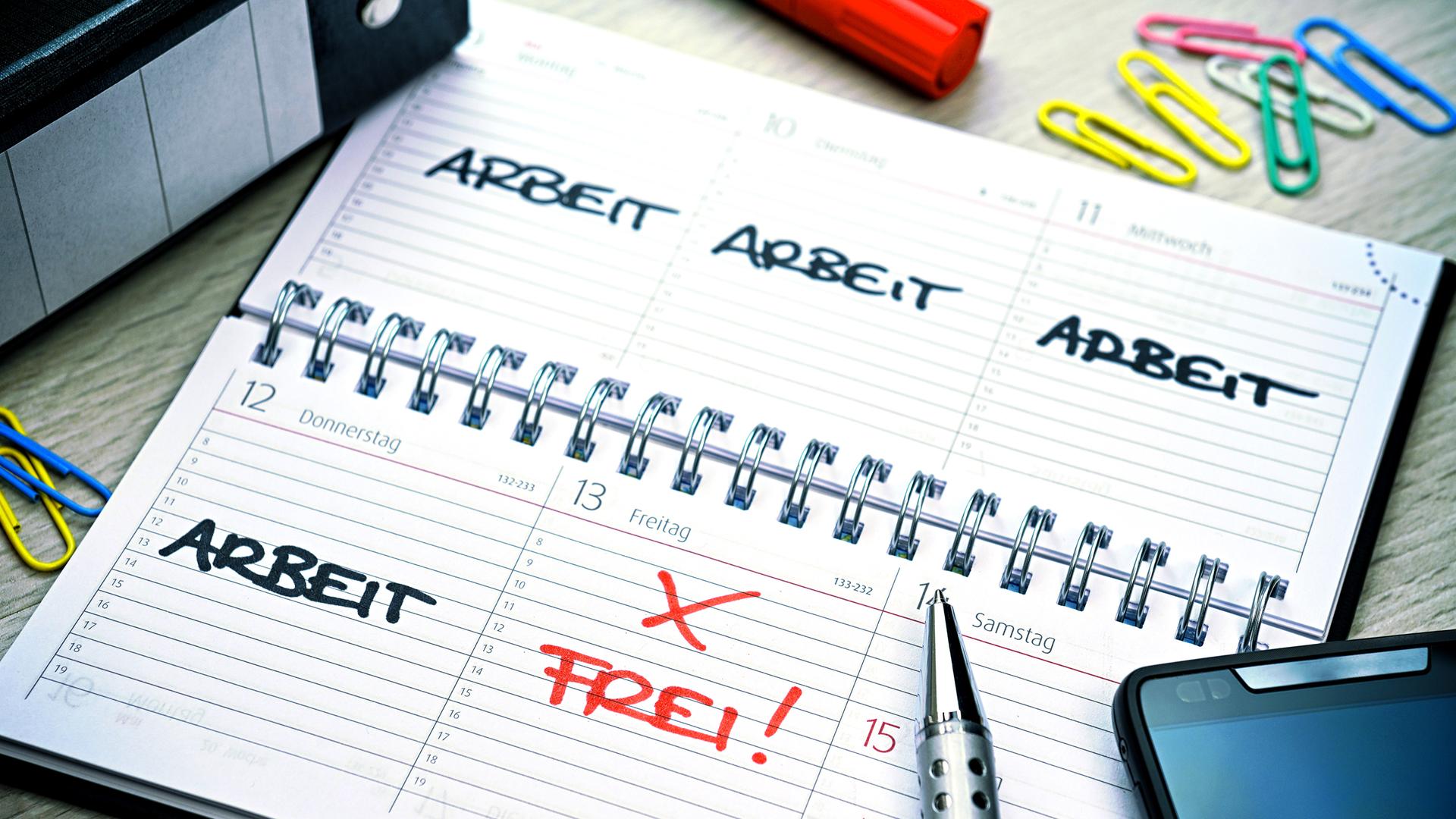 Symbolfoto: Vier-Tage-Woche
